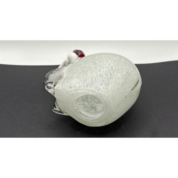 Vintage Murano Style Art Glass Christmas Mouse Hand Made - Picture 6 of 9